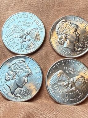 2026 P&D Emerging Liberty Semiq Dime Unc 4-Coins From Us Mint Rolls #20634178151